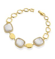 Armband Lelune Dame LELUNE GLAMOUR in Silber Madreperla artificiale in bioresina LGBR756.2